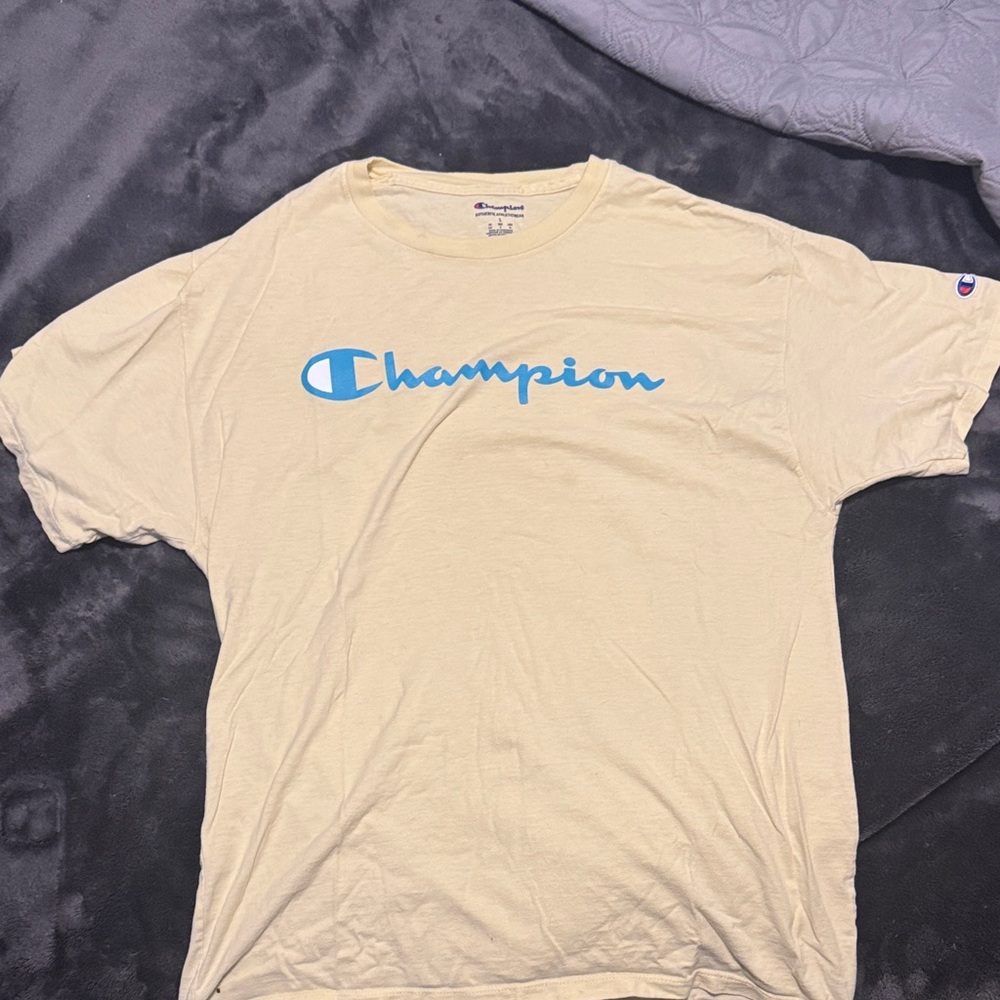 Champion yellow tee